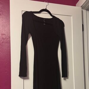 SKIMS long black dress